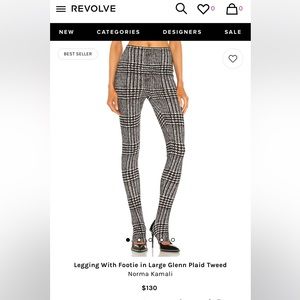 Oversized Boyfriend NK Pants I n Large Glenn Plaid Tweed